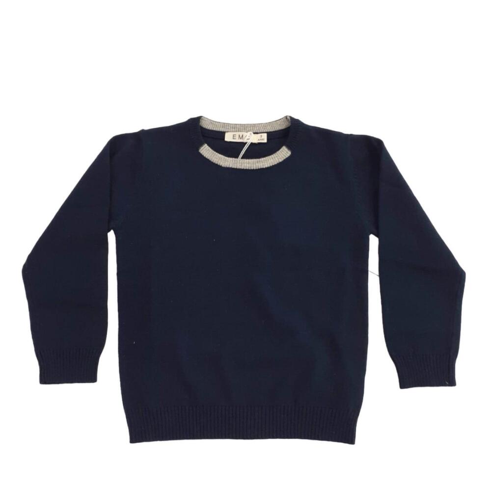 NEW EMC boy's knit sweater in navy